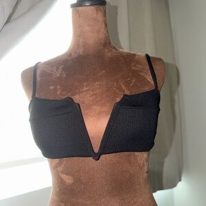 Black Swimsuit Set from Zaful - Top and Bottom  (Small)